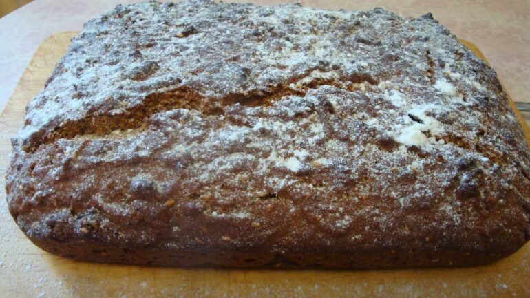 Постная медовая коврижка с какао