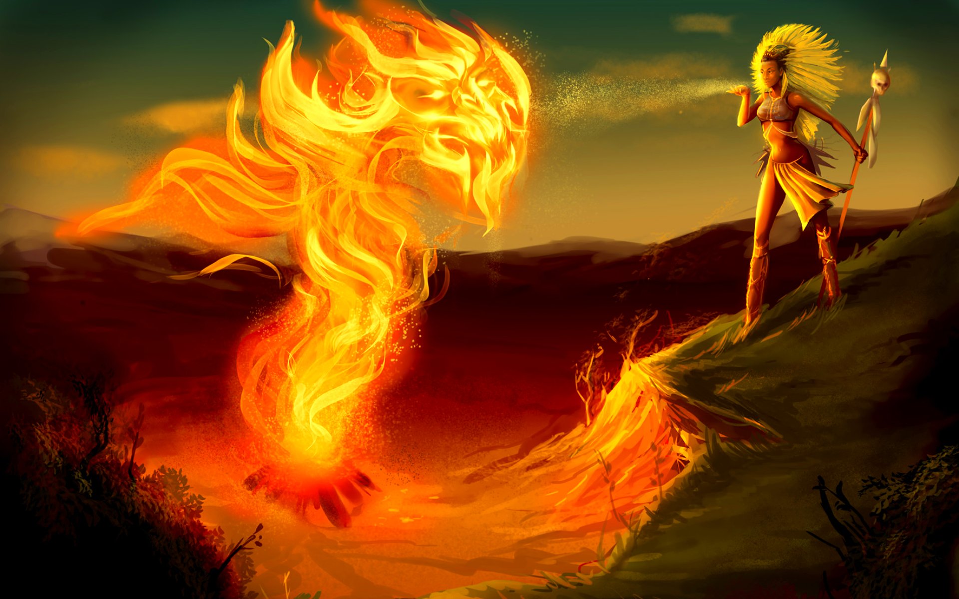 Картинки огонь и вода в храме мага. Стихия огня. Магия огня. Магия стихий. Огненная девушка.