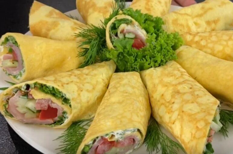 Яичная закуска для фуршета