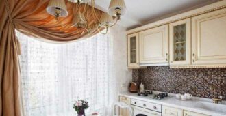 современные шторы на кухню